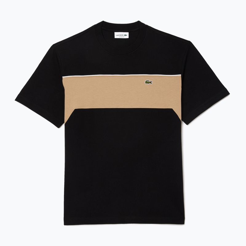 Tricou pentru bărbați Lacoste TH2853 black/viennese 5