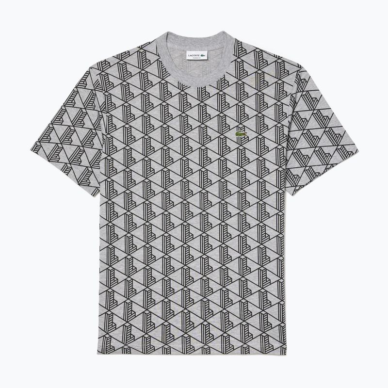 Tricou pentru bărbați Lacoste TH2831 silver chine/black 5