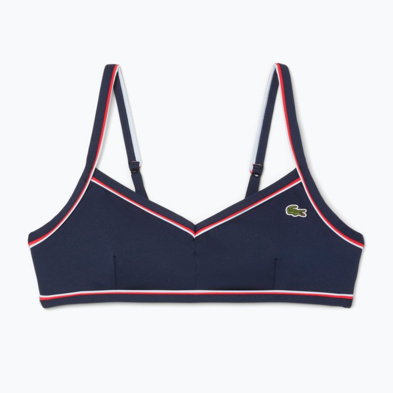 Partea de sus a costumului de baie Lacoste MF9993 navy blue/rill grenadine