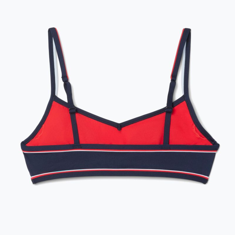 Partea de sus a costumului de baie Lacoste MF9993 navy blue/rill grenadine 2