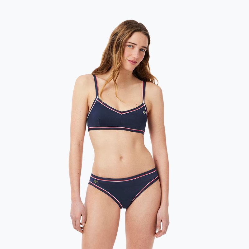 Partea de sus a costumului de baie Lacoste MF9993 navy blue/rill grenadine 5