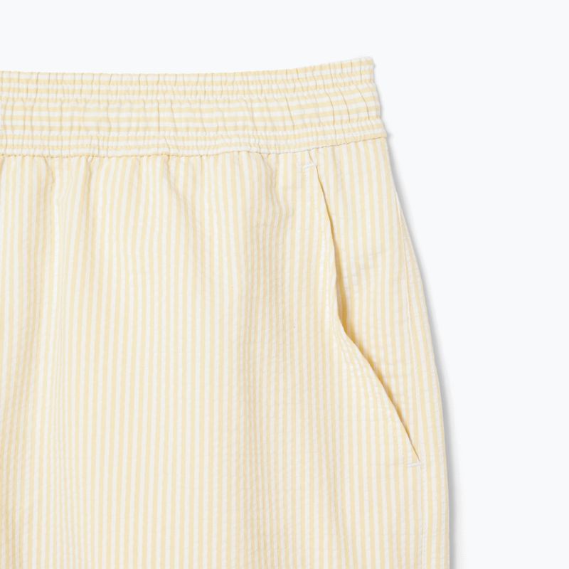 Pantaloni scurți de baie pentru bărbați  Lacoste MH9089 white/yellow 3