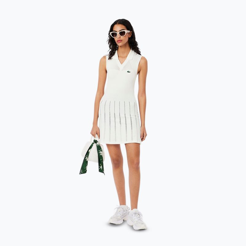 Rochie de tenis Lacoste EF0615 alb/verde