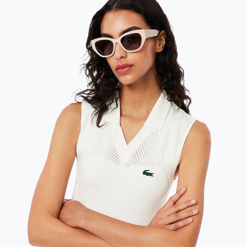 Rochie de tenis Lacoste EF0615 alb/verde 4
