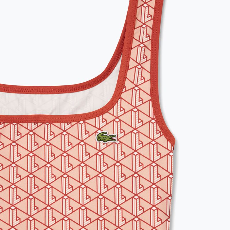 Costum de baie pentru femei Lacoste MF9608 iberis/latte 3