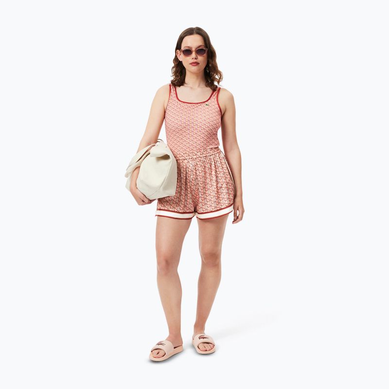 Costum de baie pentru femei Lacoste MF9608 iberis/latte 8