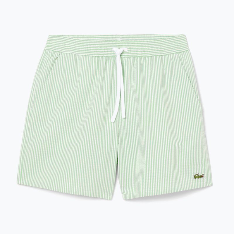 Pantaloni scurți de baie pentru bărbați Lacoste MH9089 white/liamone