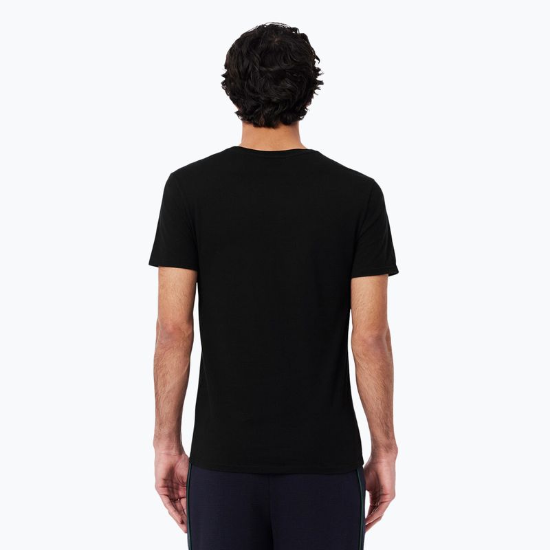 Tricou pentru bărbați Lacoste TH9007 3-bucăți white/silver chine/black 5