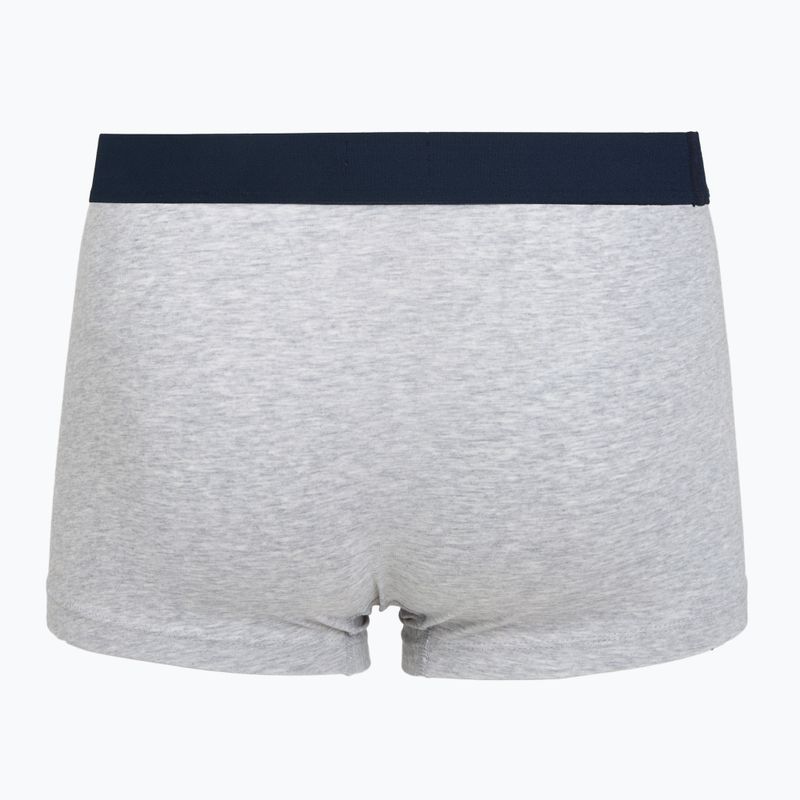 Boxeri pentru bărbați Lacoste 5H1291 3-perechi navy blue/white/silver ch 3