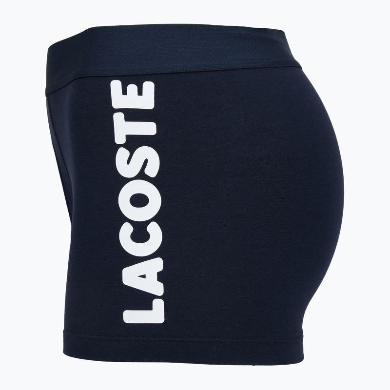 Boxeri pentru bărbați Lacoste 5H1291 3-perechi navy blue/white/silver ch 6