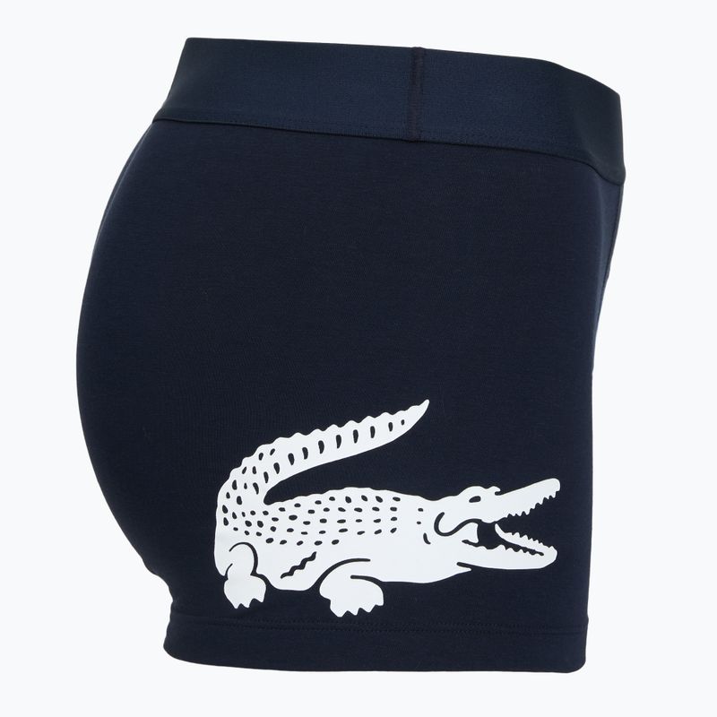 Boxeri pentru bărbați Lacoste 5H1291 3-perechi navy blue/white/silver ch 7
