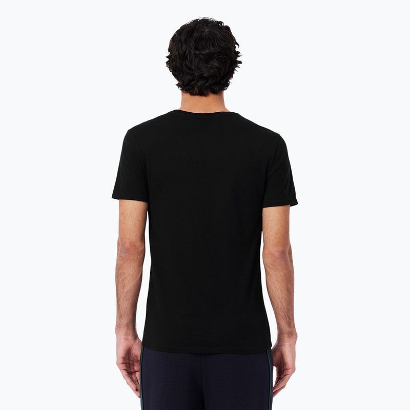 Tricou pentru bărbați Lacoste TH9007 3-bucăți black 2