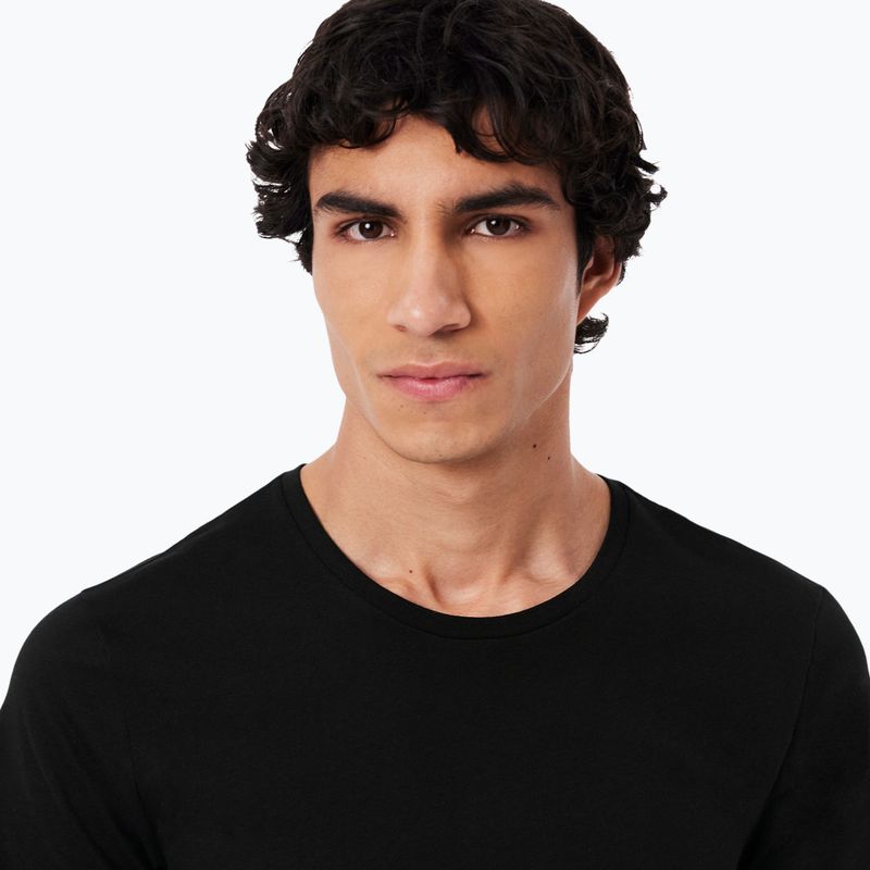 Tricou pentru bărbați Lacoste TH9007 3-bucăți black 3