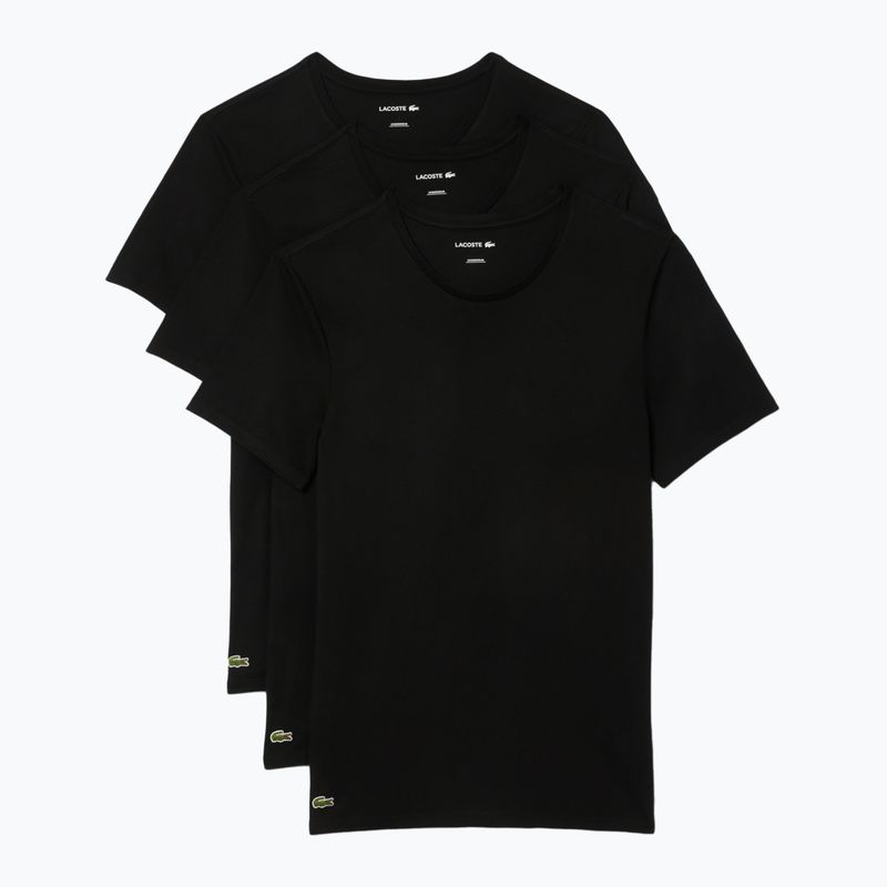 Tricou pentru bărbați Lacoste TH9007 3-bucăți black 4