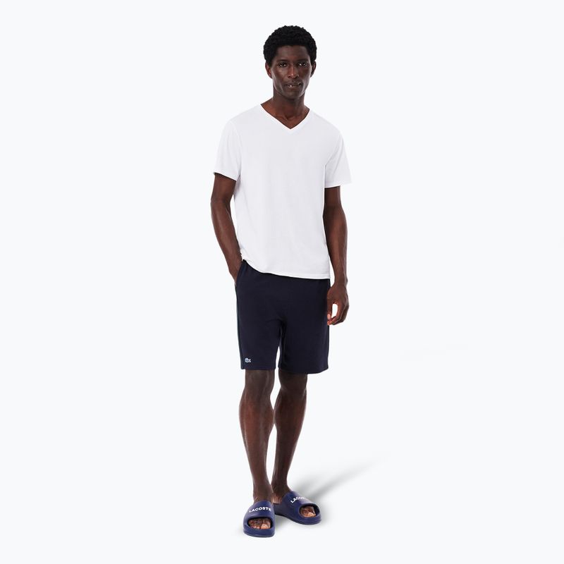 Tricou pentru bărbați Lacoste TH9008 3-bucăți white 2
