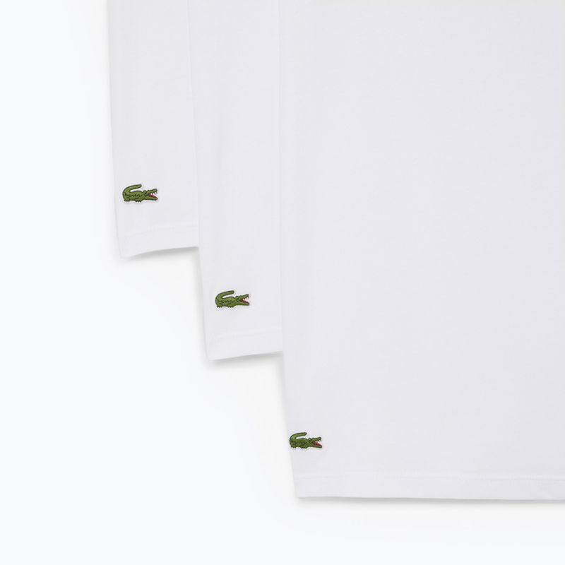 Tricou pentru bărbați Lacoste TH9008 3-bucăți white 6