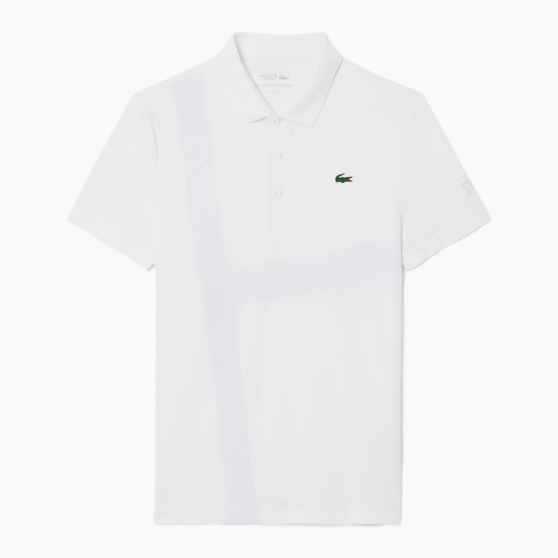 Tricou de tenis Lacoste Polo DH8971 alb pentru bărbați 5