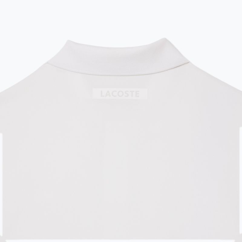 Tricou de tenis Lacoste Polo DH8971 alb pentru bărbați 7