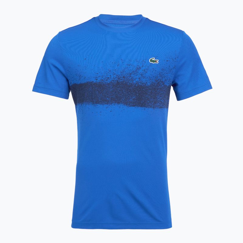 Tricou de tenis pentru bărbați Lacoste TH8986 gipsy blue/navy blue