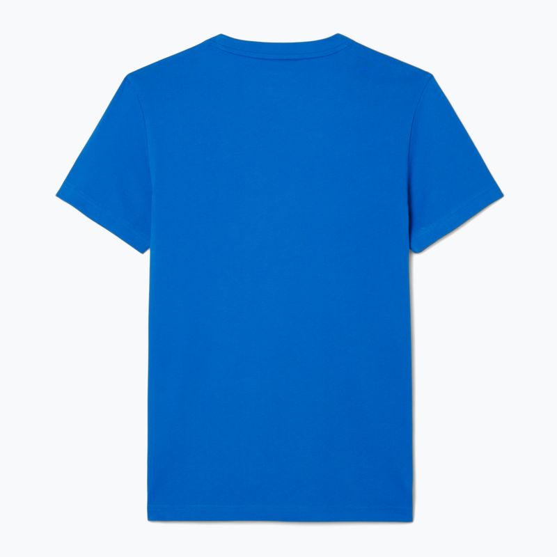 Tricou de tenis Lacoste pentru bărbați TH1044 gipsy alb/albastru navy 5