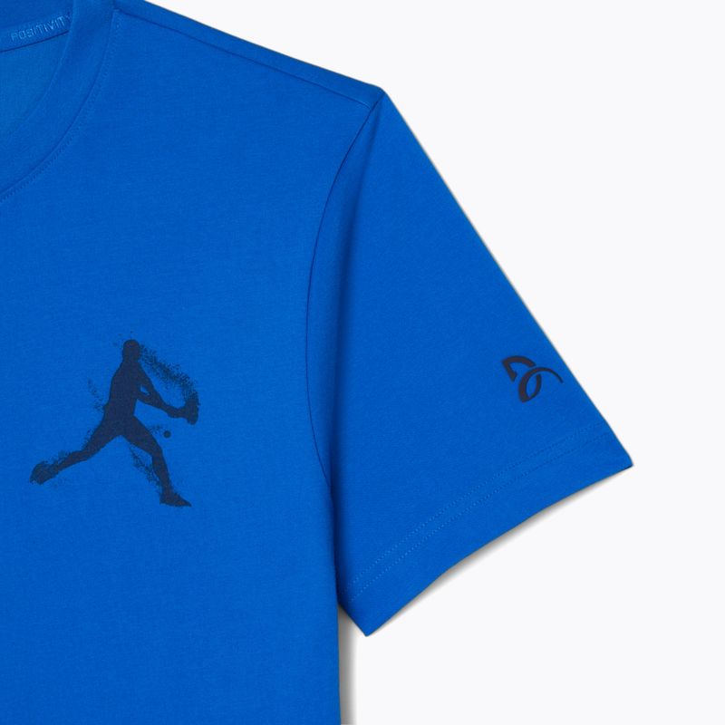 Tricou de tenis Lacoste pentru bărbați TH1044 gipsy alb/albastru navy 7