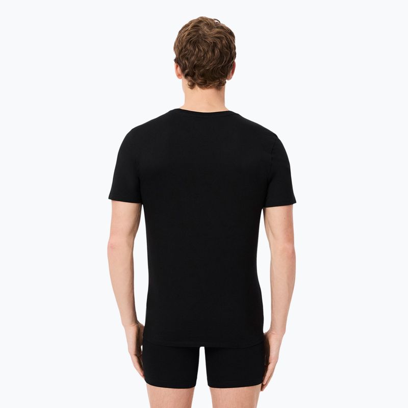 Tricou pentru bărbați Lacoste TH9008 3-bucăți black 3