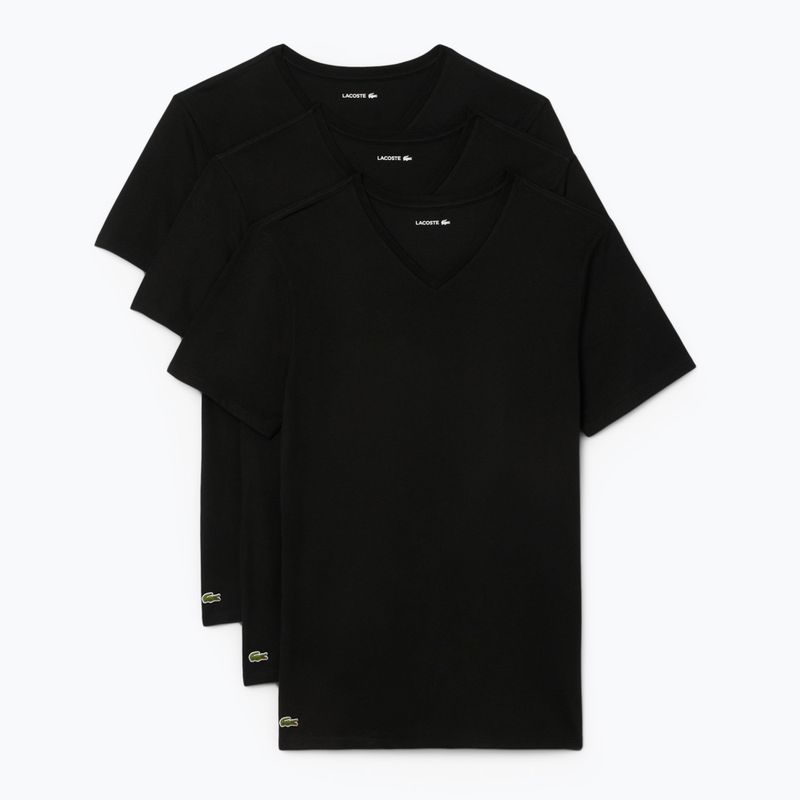 Tricou pentru bărbați Lacoste TH9008 3-bucăți black 5