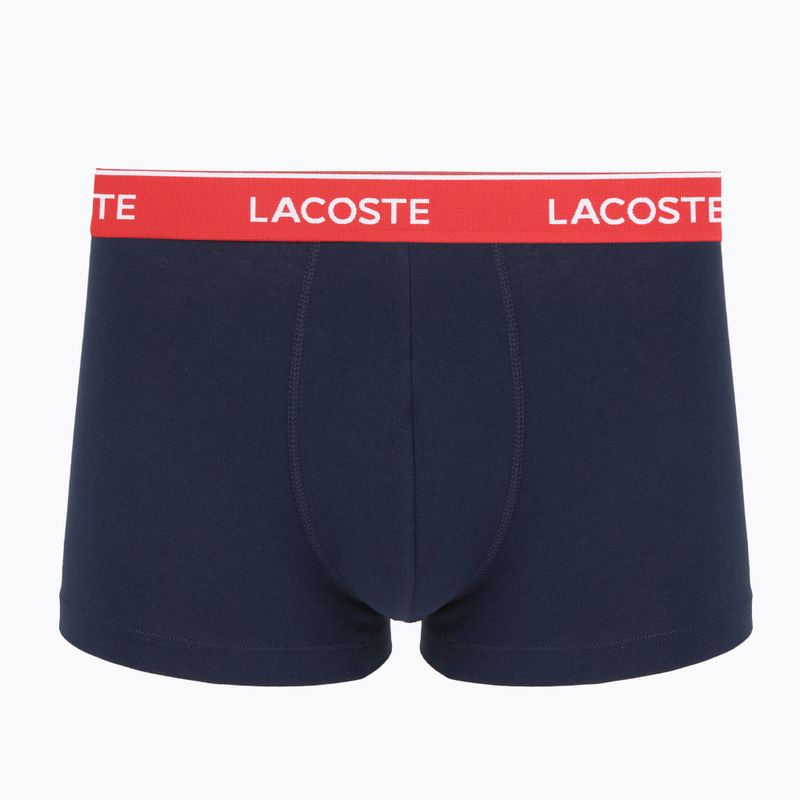 Boxeri pentru bărbați Lacoste 5H12997 3 perechi navy blue/green/red/navy blue 4
