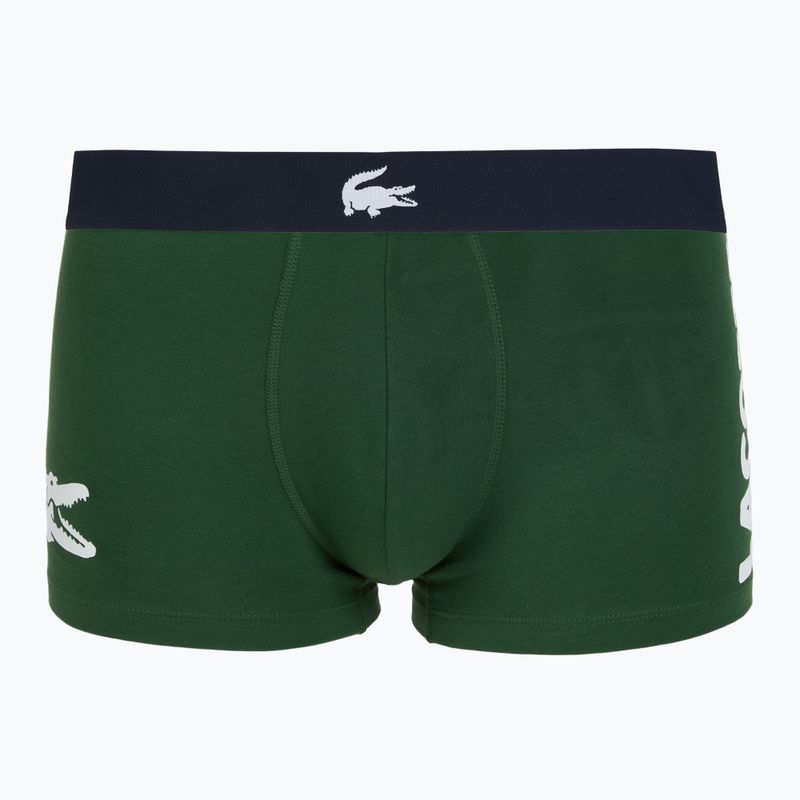 Boxeri pentru bărbați Lacoste 5H1291 3-perechi thyme/navy blue/white 6