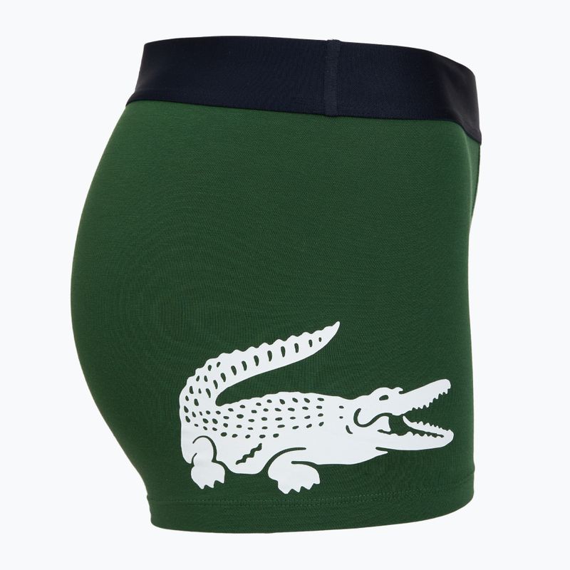 Boxeri pentru bărbați Lacoste 5H1291 3-perechi thyme/navy blue/white 7
