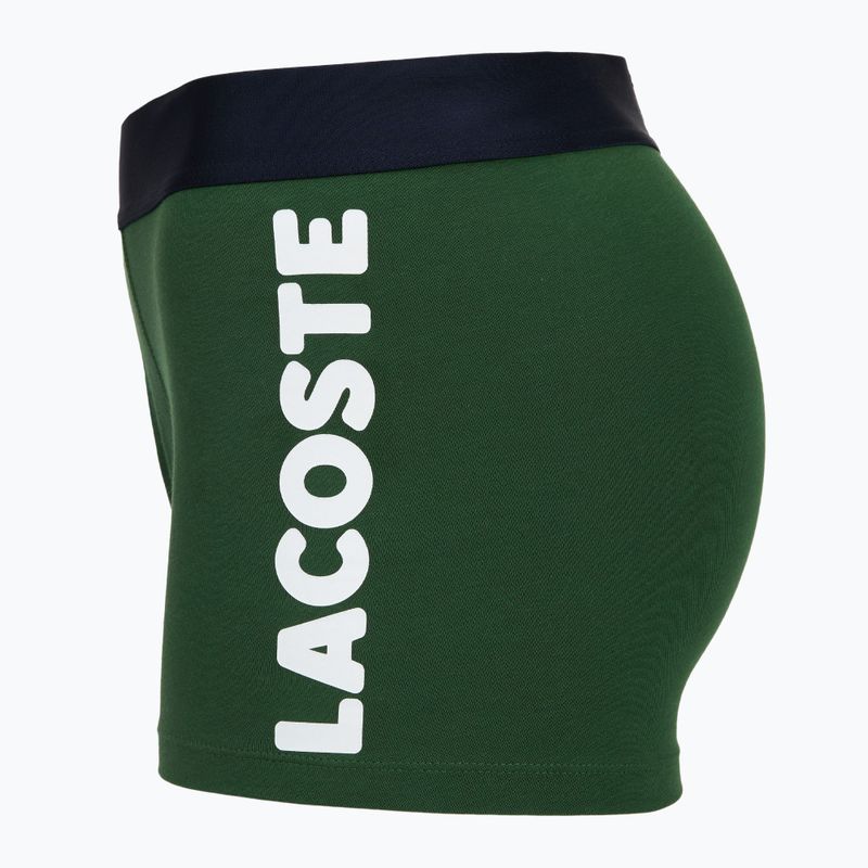 Boxeri pentru bărbați Lacoste 5H1291 3-perechi thyme/navy blue/white 8