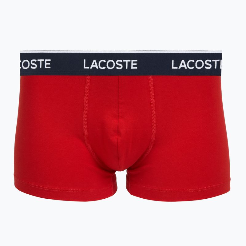 Boxeri pentru bărbați Lacoste 5H1300 3 perechi navy blue/red/methylene 2