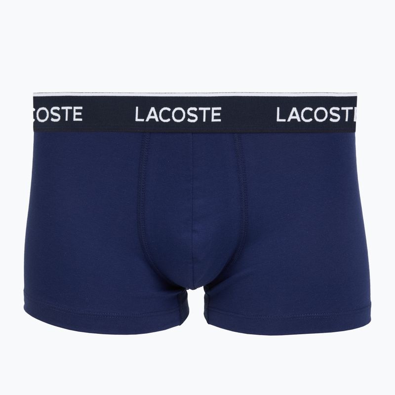 Boxeri pentru bărbați Lacoste 5H1300 3 perechi navy blue/red/methylene 3