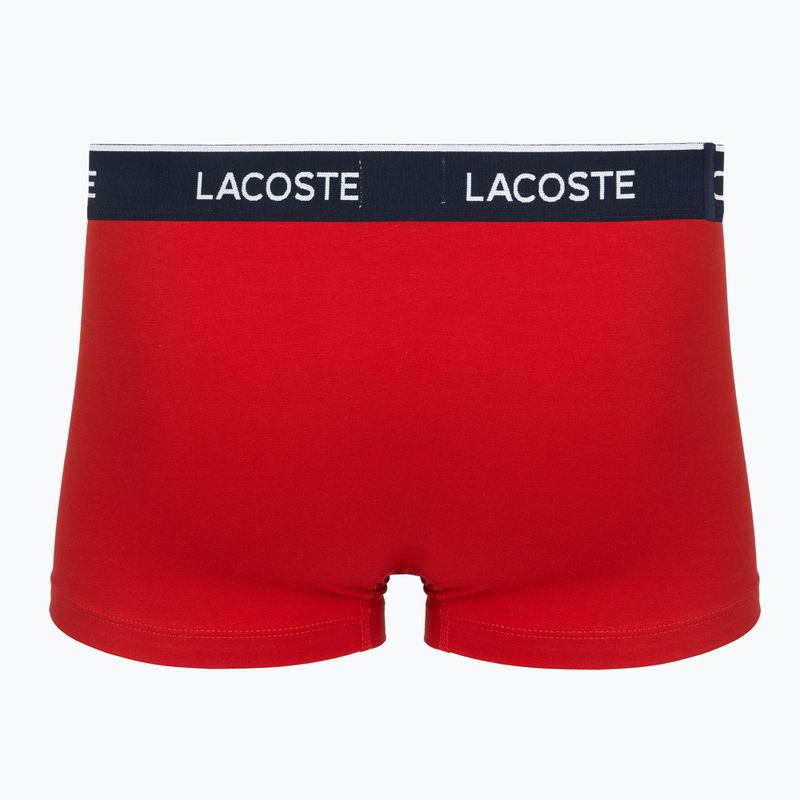 Boxeri pentru bărbați Lacoste 5H1300 3 perechi navy blue/red/methylene 5