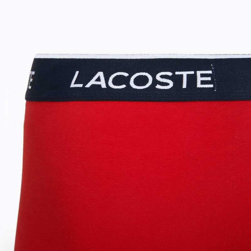 Boxeri pentru bărbați Lacoste 5H1300 3 perechi navy blue/red/methylene 6