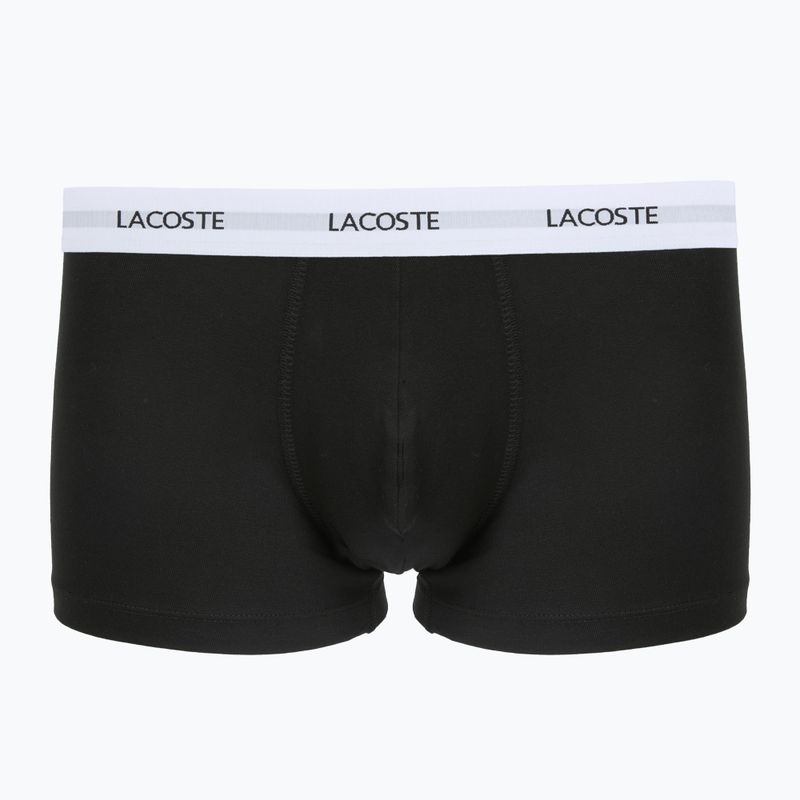 Boxeri pentru bărbați Lacoste 5H5150 3 perechi black/green/navy blue 3