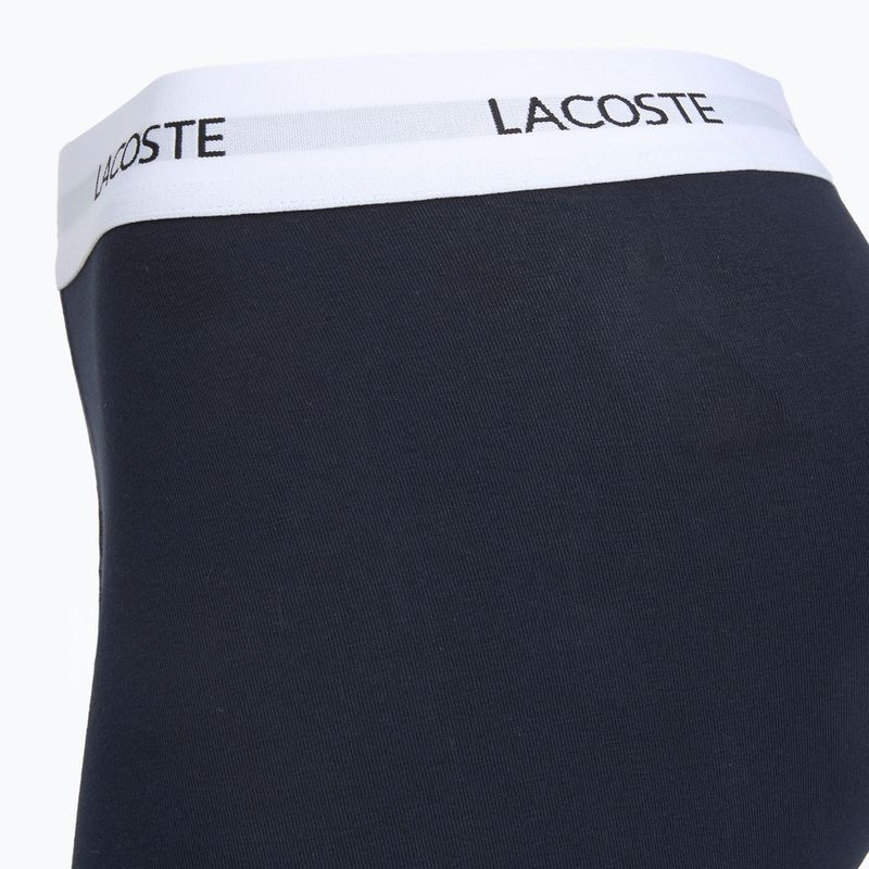 Boxeri pentru bărbați Lacoste 5H5150 3 perechi black/green/navy blue 6