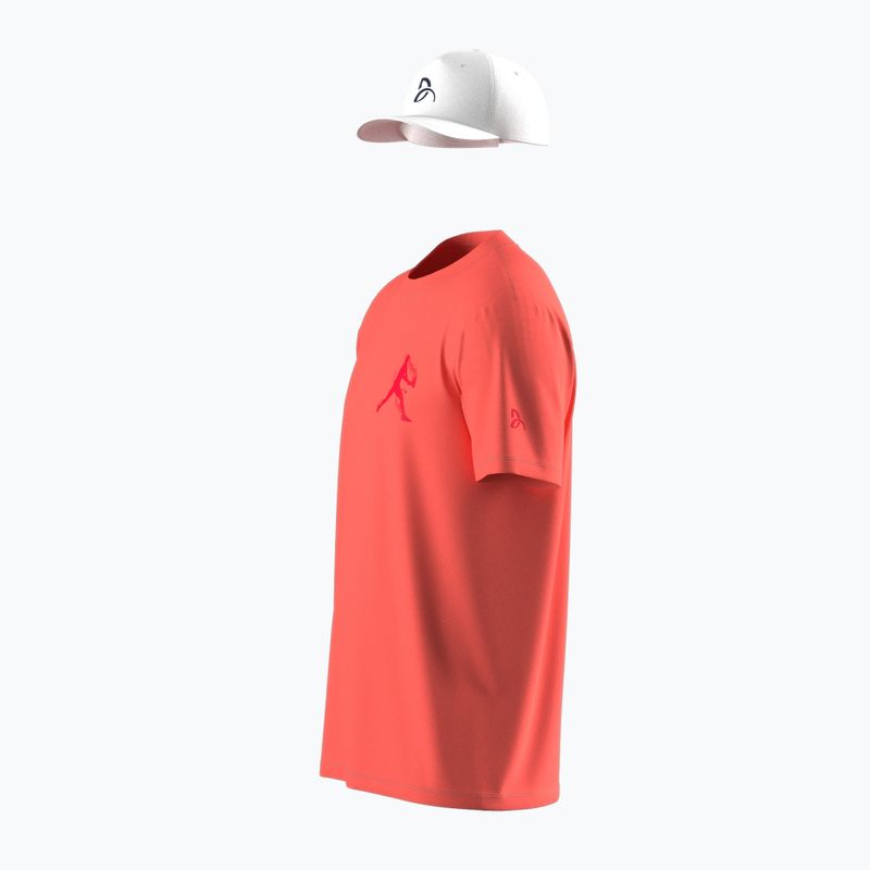 Tricou de tenis Lacoste pentru bărbați TH1044 mango tree red/grenadine 2