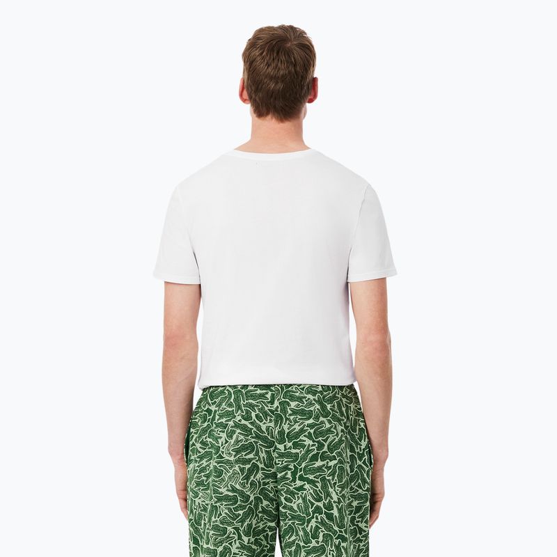 Tricou pentru bărbați Lacoste TH9007 3-bucăți white 2