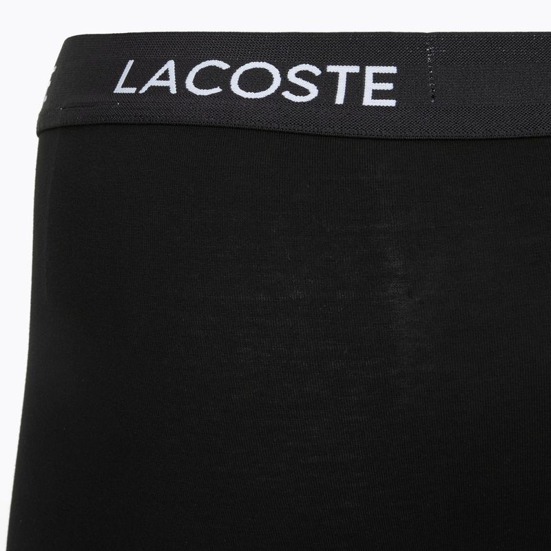 Boxeri pentru bărbați Lacoste 5H1292 5 perechi black 4