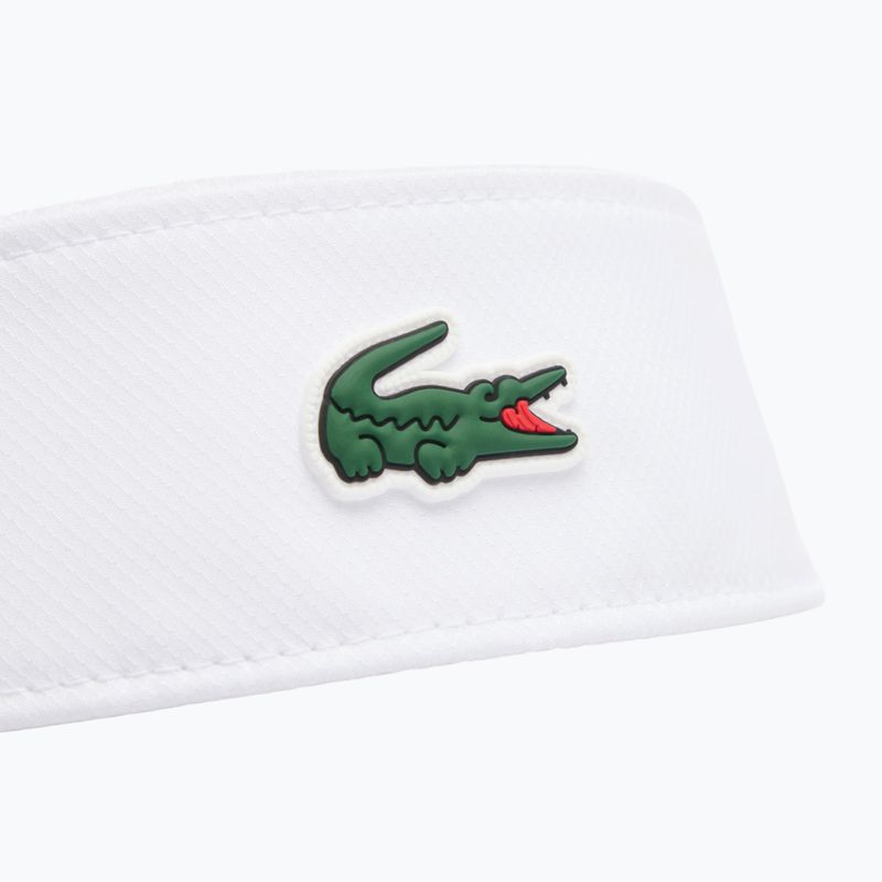 Vizieră de tenis pentru bărbați Lacoste RK8727 white 4