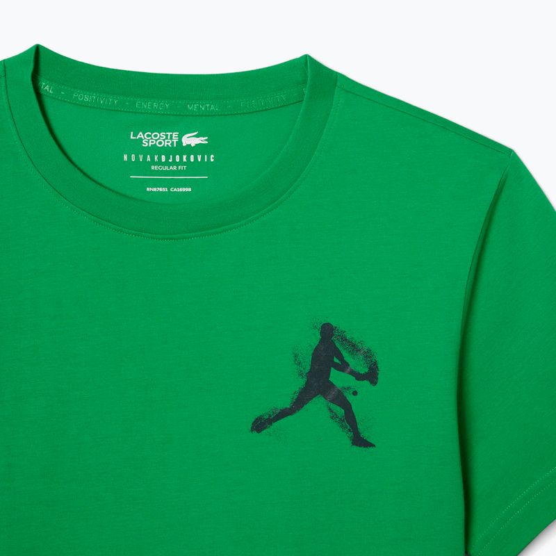 Tricou pentru bărbați + șapcă Lacoste TH1044 calathea/navy blue 3