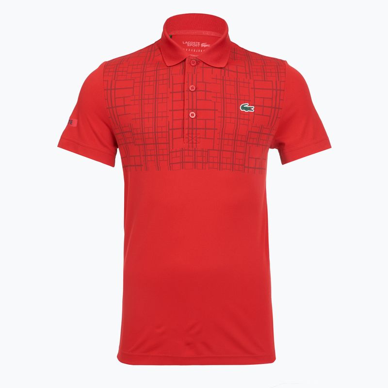Tricou polo pentru bărbați Lacoste DH4777 red