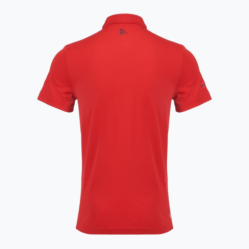 Tricou polo pentru bărbați Lacoste DH4777 red 2