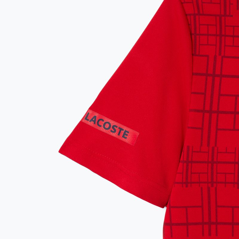 Tricou polo pentru bărbați Lacoste DH4777 red 4