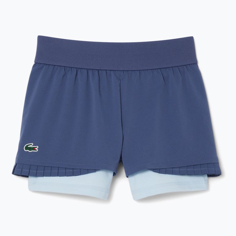 Pantaloni scurți de tenis pentru femei Lacoste GF8598 navy blue/delphinium 4