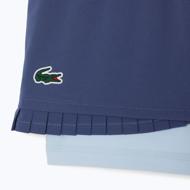 Pantaloni scurți de tenis pentru femei Lacoste GF8598 navy blue/delphinium 5