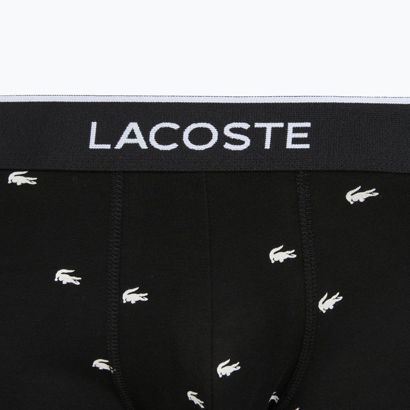 Boxeri pentru bărbați Lacoste 5H1299 3 perechi black 4