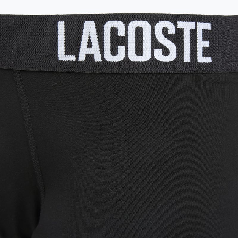 Boxeri pentru bărbați Lacoste 5H2393 3 perechi black 4