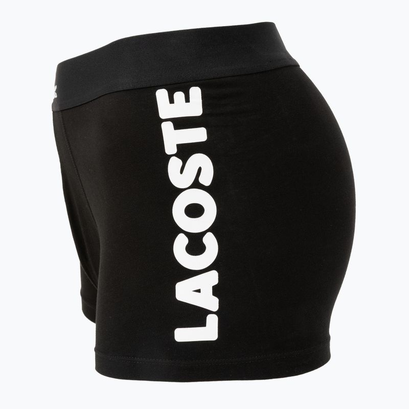 Boxeri pentru bărbați Lacoste 5H1291 3 perechi black/white/black/black 8